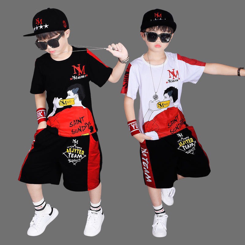 Bộ đồ hip hop NM TEAM cho bé từ 18-30kg