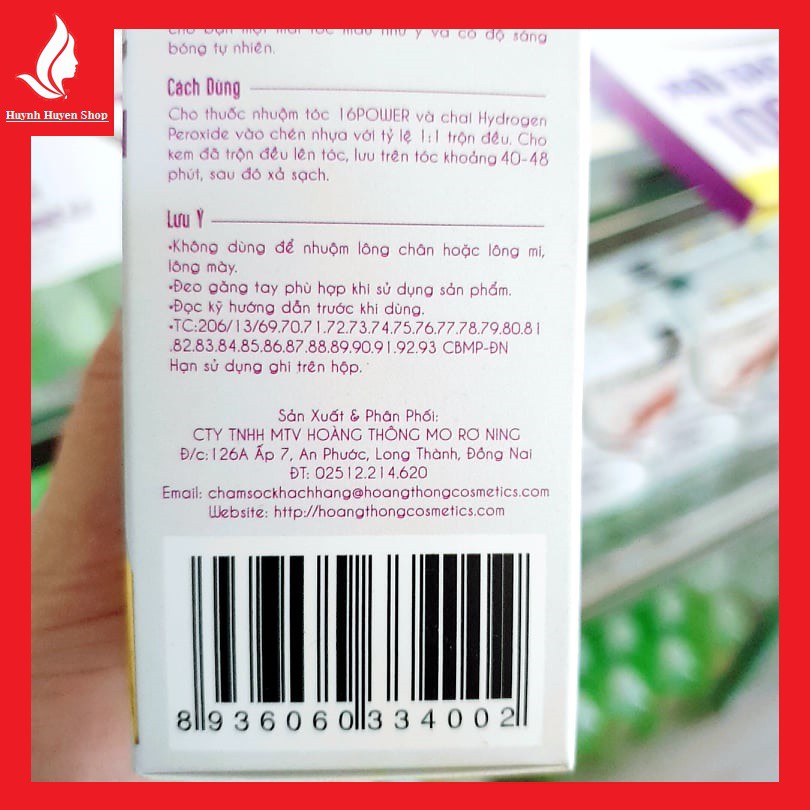 Nhuộm phủ bạc 16 Power chiết xuất tinh dầu dừa chuẩn Salon | BigBuy360 - bigbuy360.vn