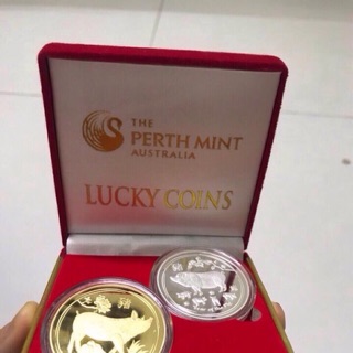 Tiền xu heo lì xì may mắn từ Úc