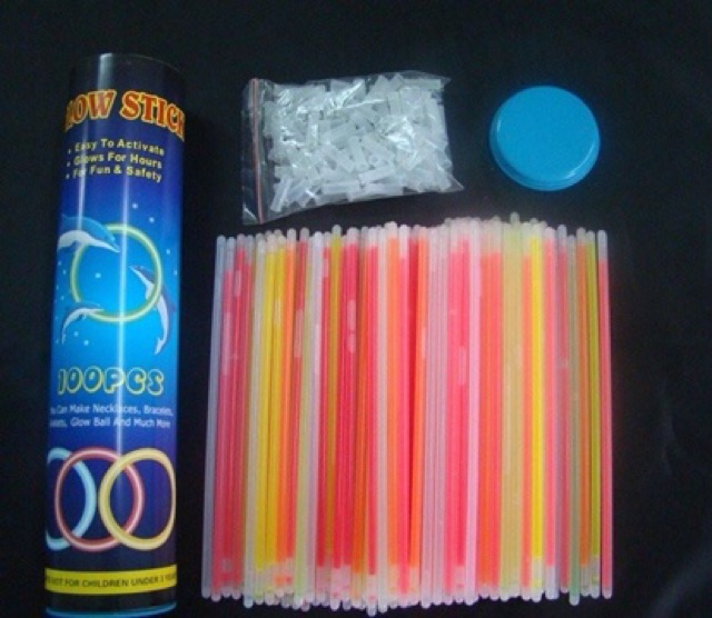 Que phát sáng glow stick- hộp 50 que lắp ráp thoải mãi luôn