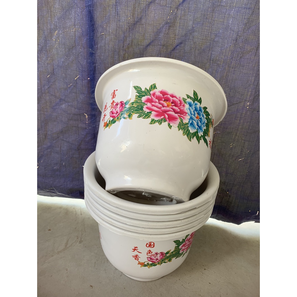 COMBO 5 CHẬU NHỰA HOA MẪU ĐƠN #H280 (DỊCH TRUYỀN CHO CÂY, KEO LIỀN SẸO, BẠT PHỦ ĐẤT CHỐNG CỎ MỌC...)