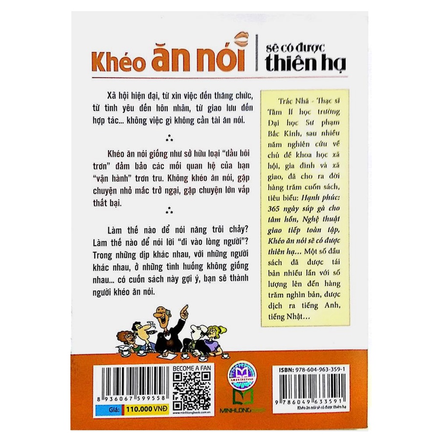 Sách: Khéo Ăn Nói Sẽ Có Được Thiên Hạ - Kĩ Năng Giúp Cho Người Ngại Giao Tiếp Mở Lời Trò Chuyện