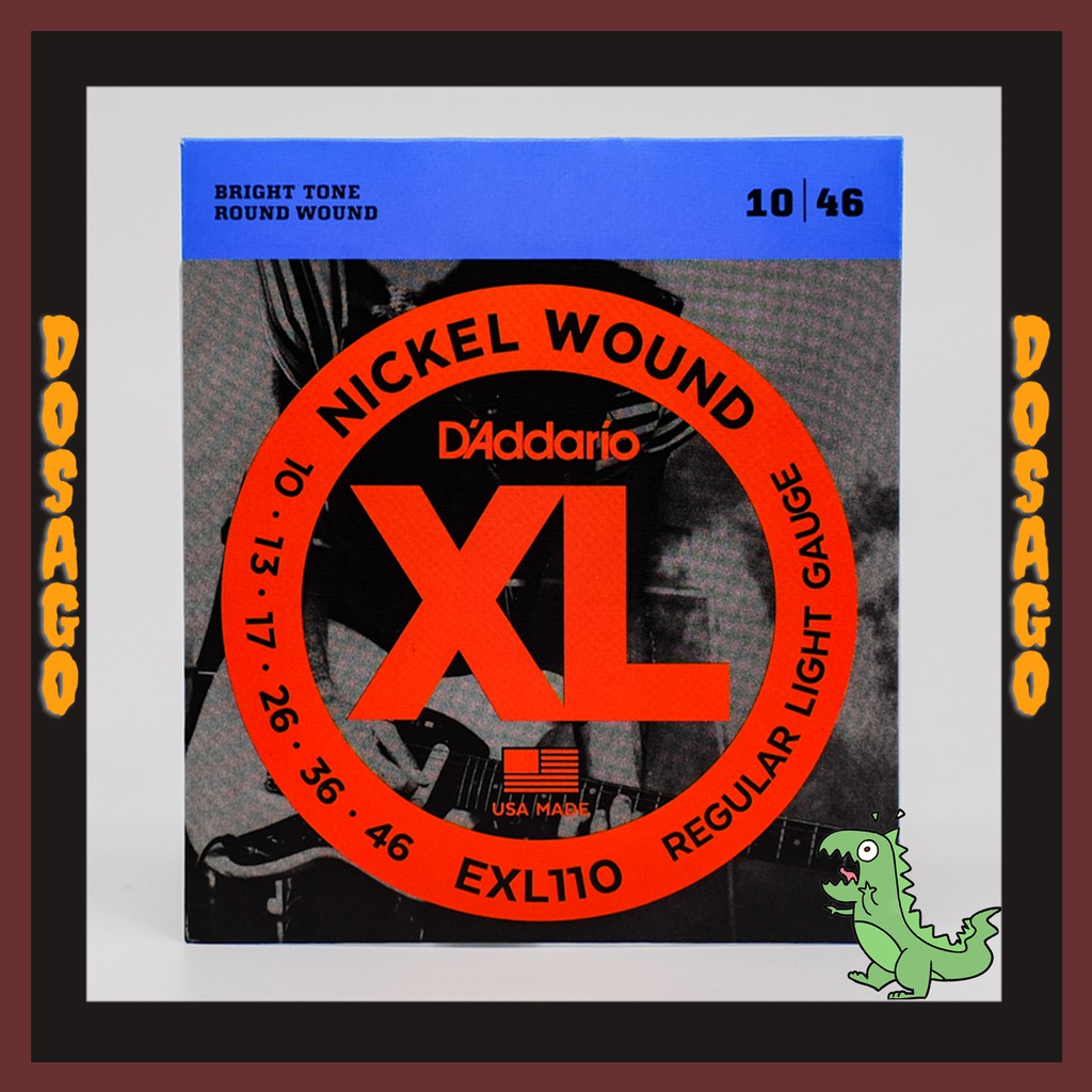 Dây Đàn Guitar Điện D'Addario EXL110 - Size 10