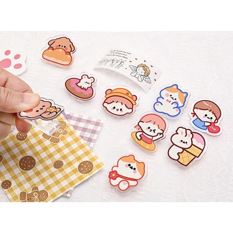 Kẹp giấy, kẹp đồ dùng dễ thương