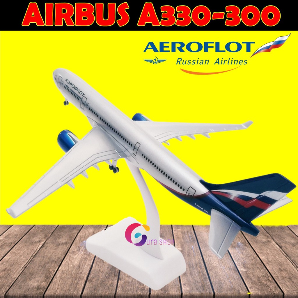 Mô Hình Máy Bay Airbus A330-300 Aeroflot Nga