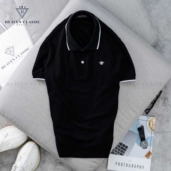 Áo Thun Trơn Nam Có Cổ Nhiều Màu Vải Dày Không Xù Lông - 𝐀𝐫𝐮 𝐒𝐡𝐨𝐩 | BigBuy360 - bigbuy360.vn