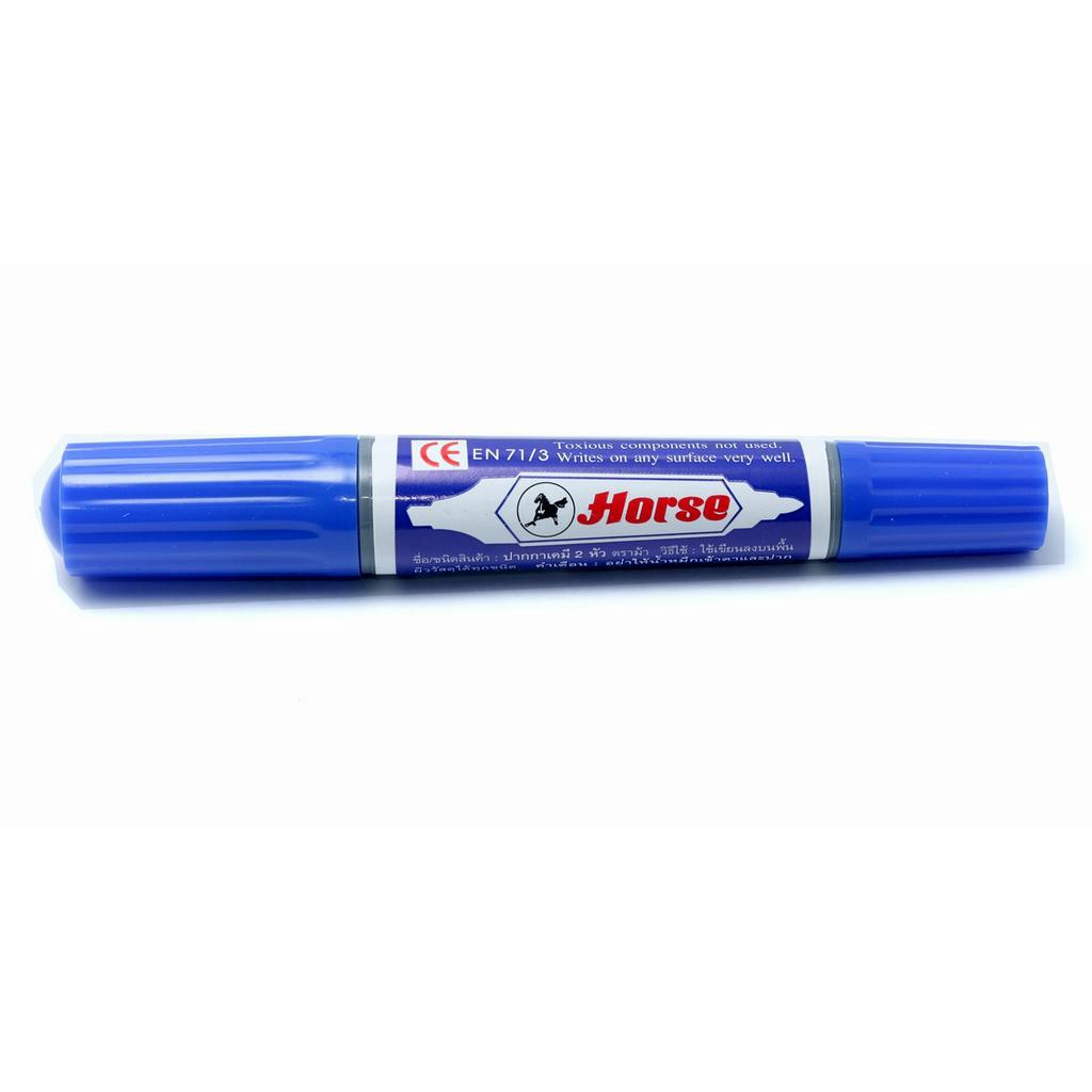 Bút lông dầu Horse xanh 12c/h giảm giá ưu đãi