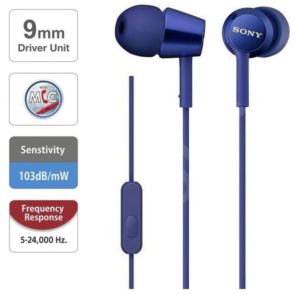 Tai nghe Sony MDR-EX155AP - Hàng chính hãng - Bảo hành 12 tháng