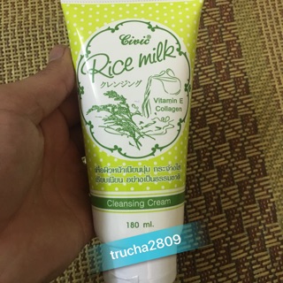 Sữa rửa mặt gạo Civic Rice milk Thái Lan 180ml