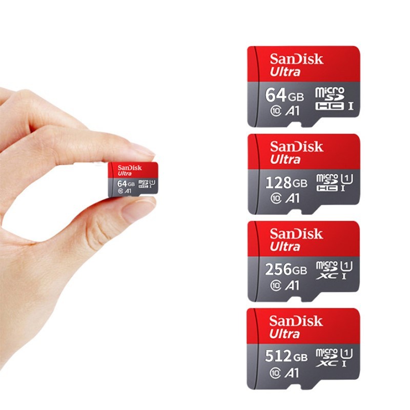 Thẻ Nhớ Tf Sandisk 512g 256gb 128gb 64gb Ultra A1 Class 10