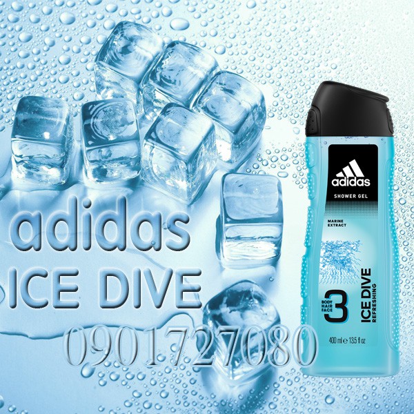 Sữa tắm Adidas ICE DIVE 3in1