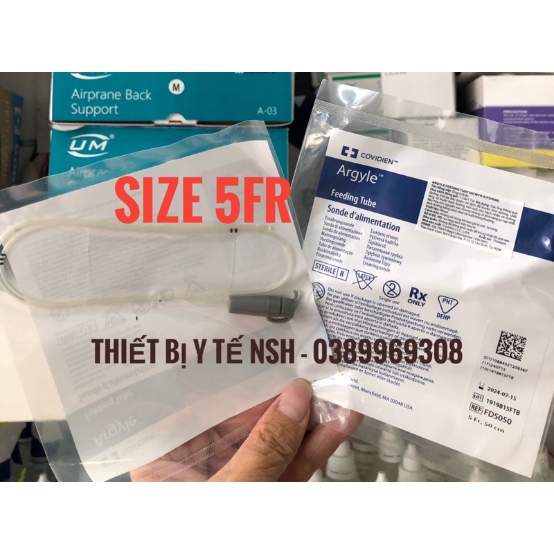 ❤️[SIZE 5Fr] Ống Dây cho ăn,nuôi ăn bón sữa- dây thông xông dạ dày KANGAROO Argyle Feeding Tube Covidien cho trẻ sơ sinh