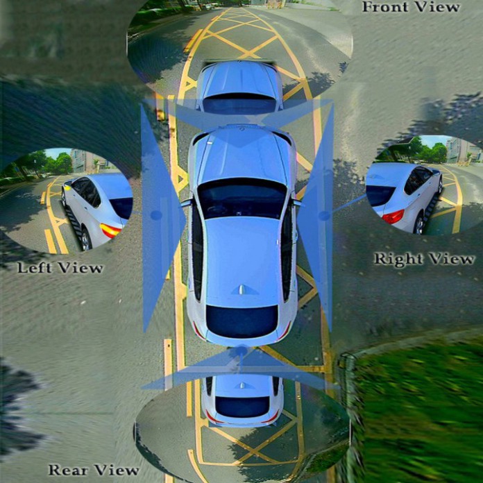 Sản phẩm  Bộ 4 mắt camera hành trình 360 độ, lắp cho màn hình trên ô tô. Bản 3D cao cấp chuẩn AHD 1080P - Hàng Cao Cấp . | BigBuy360 - bigbuy360.vn