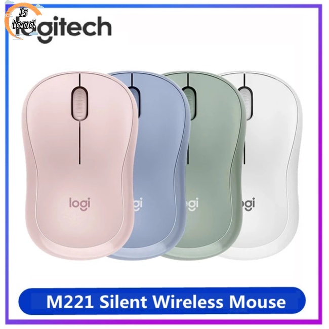 Chuột không dây Logitech M221 3 Nút 1000dpi Kèm Thiết Bị Nhận Tín Hiệu Cổng USB 2.4ghz