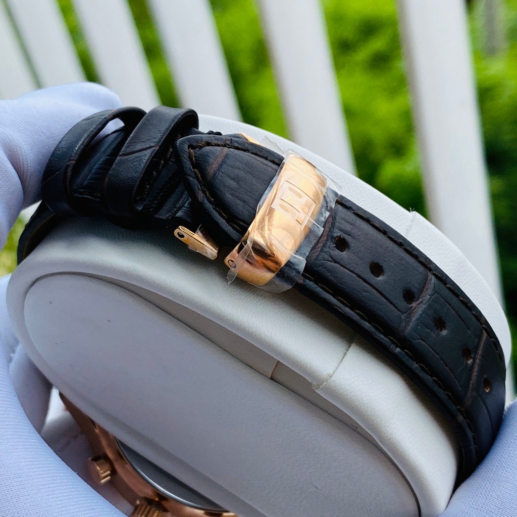 Đồng hồ Nam Tissot 1853 Tradition T063.617.36.037.00 Chronograph Mặt trắng,Lịch ngày-Máy Quartz-Dây da-Size 42mm