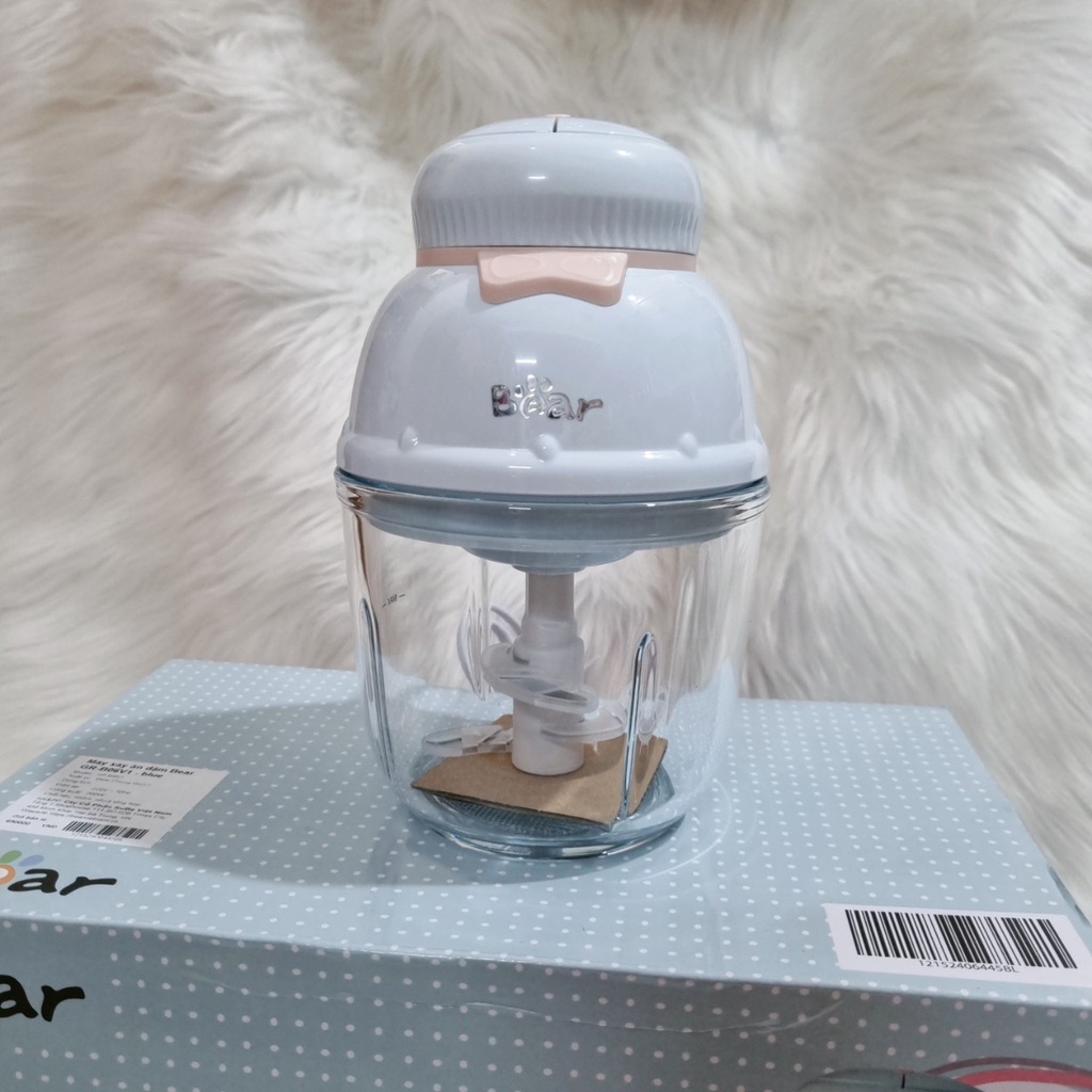 [BH 1 năm] Máy xay đa năng Bear 0,6L - Mẫu mới hình nơ 2 tốc độ