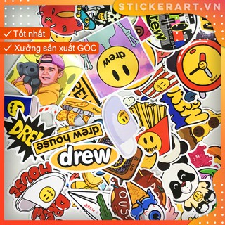 [Drew# 1] 50 Sticker chống nước,dán xe laptop mũ bảo hiểm vali...