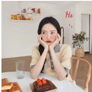 Váy xuông cổ bẻ HL013