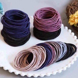 100 chun tóc nhiều màu tặng kèm 1 mũ tắm cho mẹ và bé
