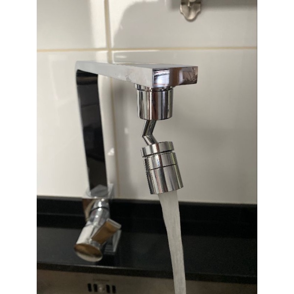 Đầu nối vòi nước thông minh MAS xoay 720 độ lắp vòi chậu rửa mặt, lavabo