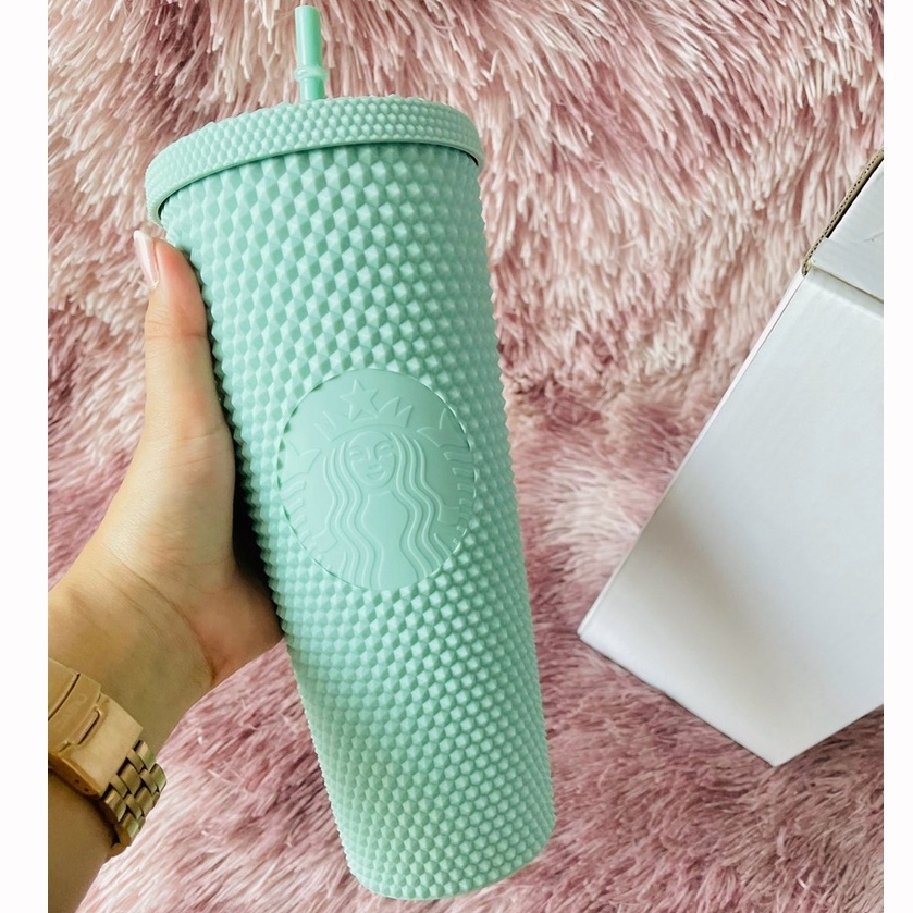 Bộ ly nước và ống hút starbucks có thể tái sử dụng phong cách 2021
