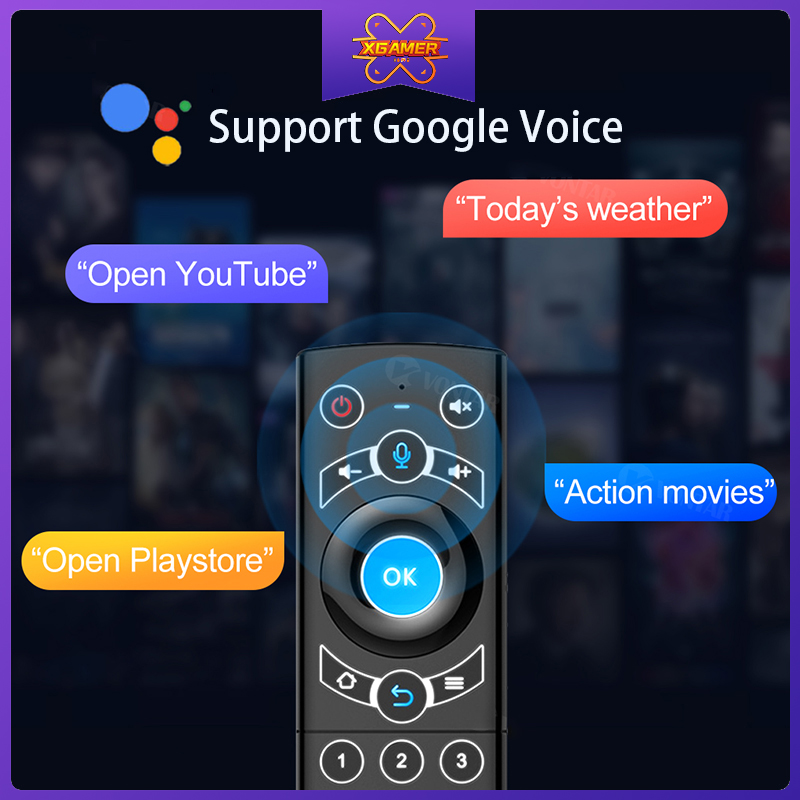 GOOGLE Đầu Tv Box V6 Android 10 4g 64gb 4k 3d Dual Wifi Bt5.0