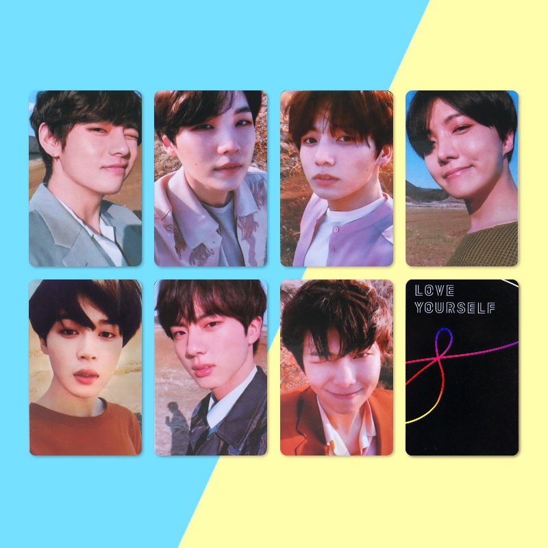 Thẻ Ảnh In Chữ LOVE YOURSELF Của Nhóm Nhạc BTS