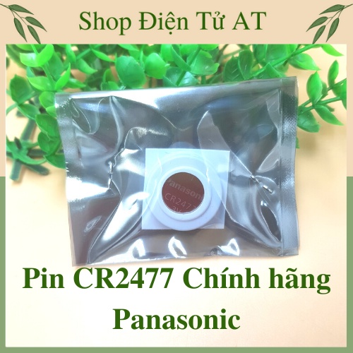 Pin Cr2477 Panasonic chuyên dùng trong điều khiển cửa ô tô, máy tính, một số thiết bị chuyên dùng nuôi nguồn PLC