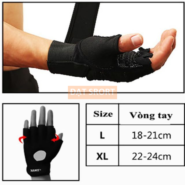 Găng Tay Tập Gym AOLIKES 109 Hàng Cao Cấp, Chuyên Gym , Thể Dục , Thể Thao