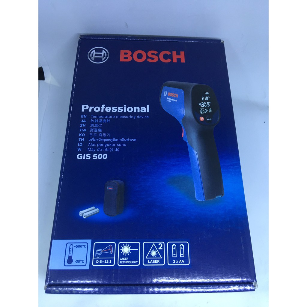 Máy dò nhiệt độ môi trường Bosch GIS 500