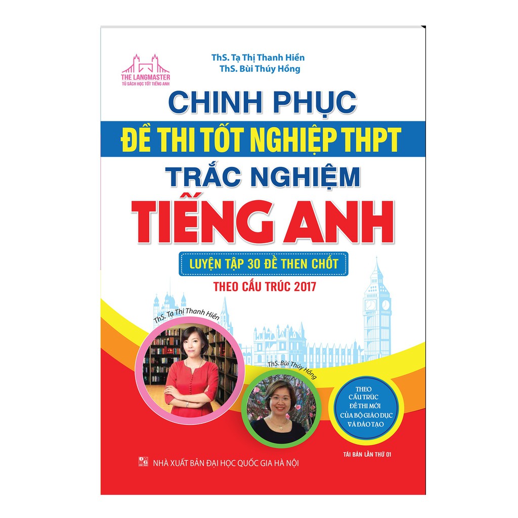Sách - Chinh phục đề thi tốt nghiệp THPT trắc nghiệm tiếng Anh (luyện tập 30 đề then chốt) Tặng Bút bi