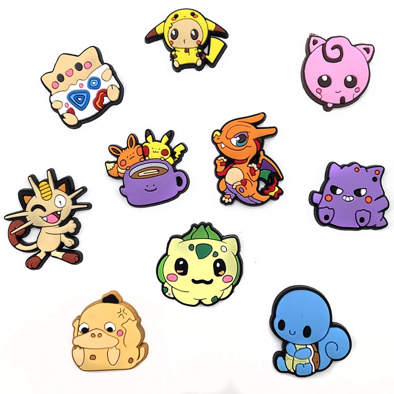 CROCS Dây Chuyền Mặt Hình Pokémon Độc Đáo Chất Lượng Cao