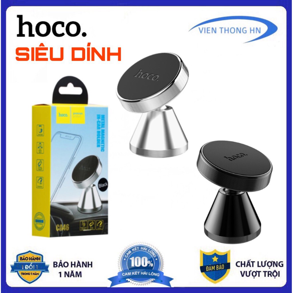 Giá đỡ điện thoại trên oto hoco ca46 - đế hít điện thoại trên xe hơi ô tô hoco ca46 - vienthonghn