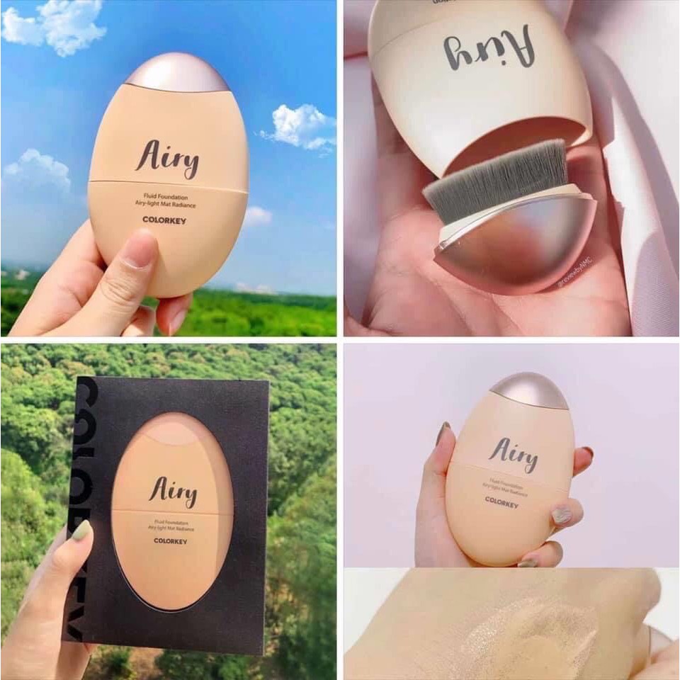 KEM NỀN Airy 💥HÀNG CHÍNH HÃNG💥 Kem Nền Airy Che Khuyết Điểm Siêu Tự Nhiên 💥