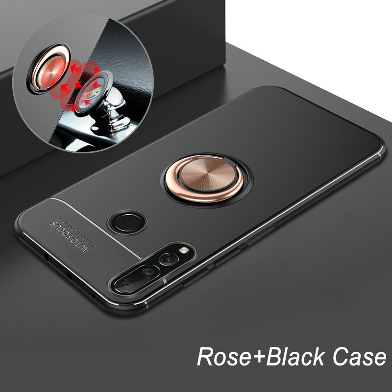 Ốp lưng TPU chống sốc có vòng đỡ hút nam châm trên xe hơi cho Huawei Y9 Prime 2019 | BigBuy360 - bigbuy360.vn