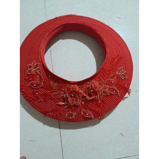 khăn xếp cô dâu 25 tầng trang trí