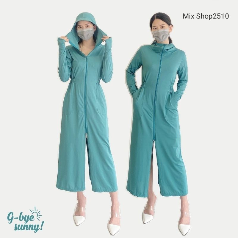 Áo chống nắng toàn thân thông hơi siêu thoáng chất vải thun kim cương | BigBuy360 - bigbuy360.vn