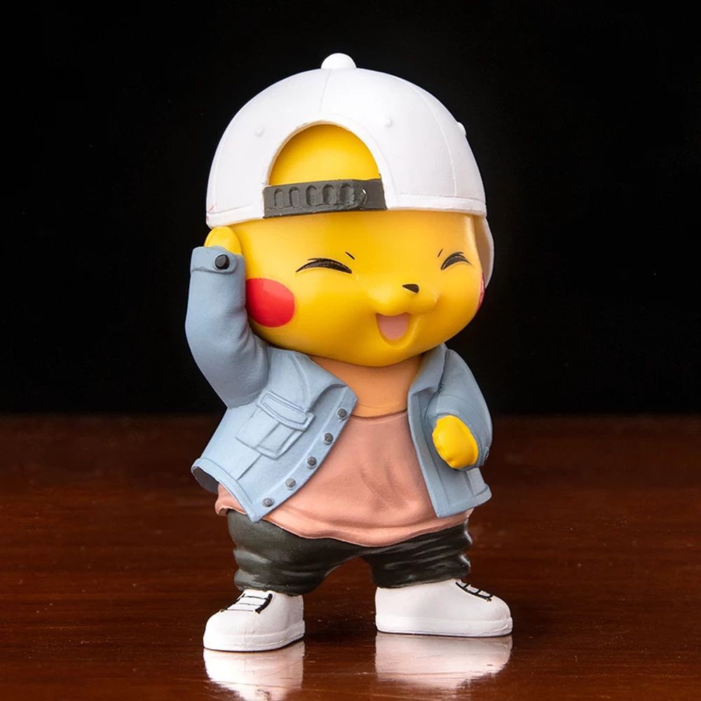 Mô Hình Nhân Vật Pikachu 8cm Bằng Pvc Dùng Trang Trí Xe Hơi