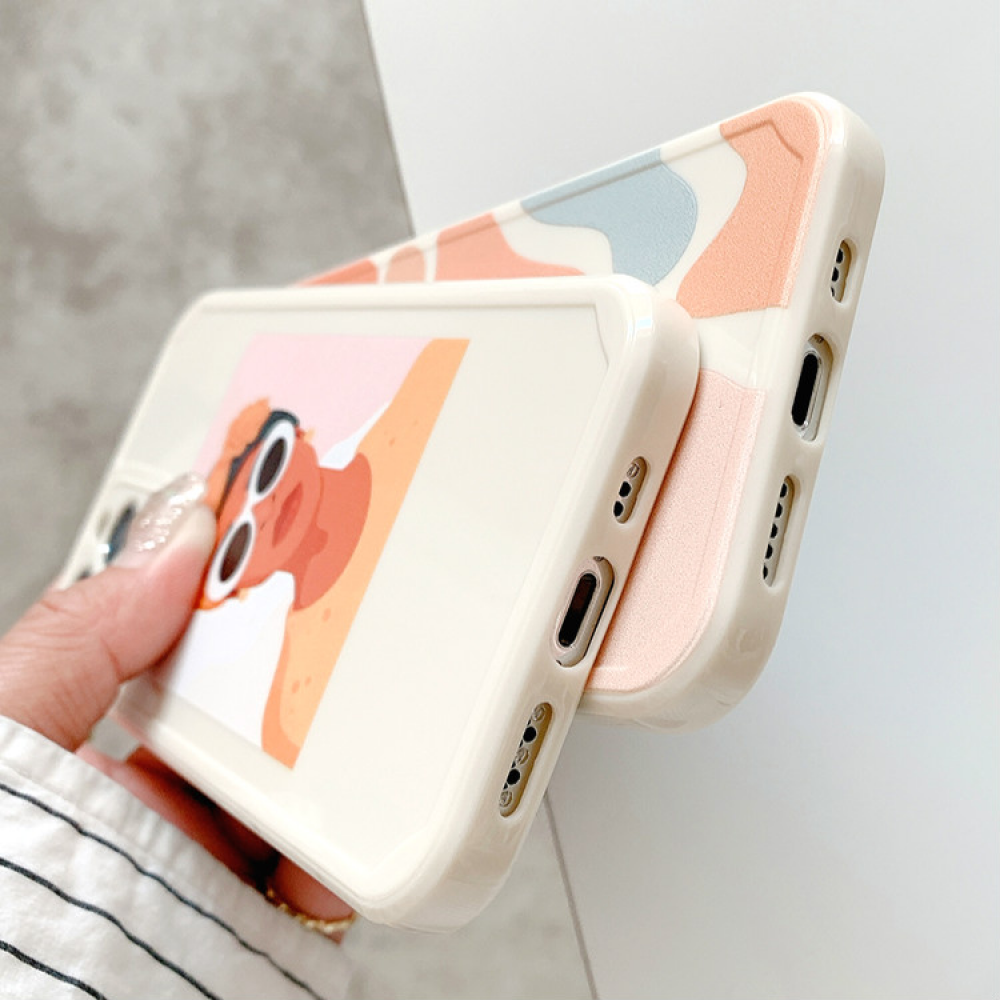 Ốp Điện Thoại Tpu Mềm Chống Sốc In Hình Chú Bò Cho Iphone 12 11 Pro Max X Xs Max Xr 8 7 Plus | BigBuy360 - bigbuy360.vn
