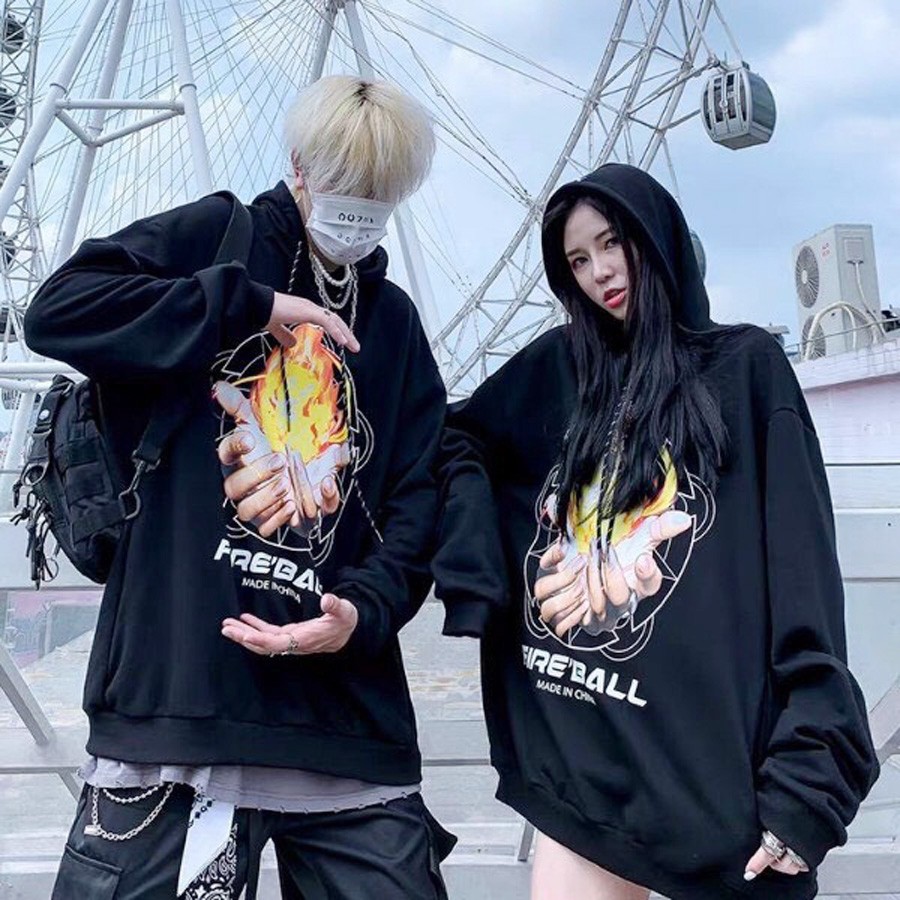 ÁO HOODIE NỈ NGOẠI Fire Ball (HD1040 - Kèm Ảnh Thật) | BigBuy360 - bigbuy360.vn