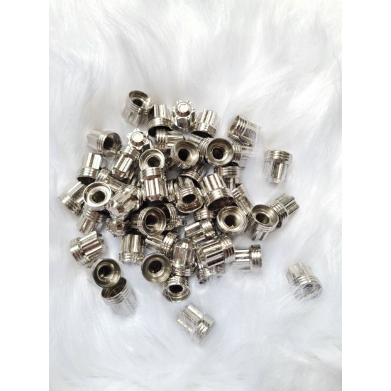 Nắp van bánh xe inox 304 không gỉ gắn nhiều loại xe . sss/ cái