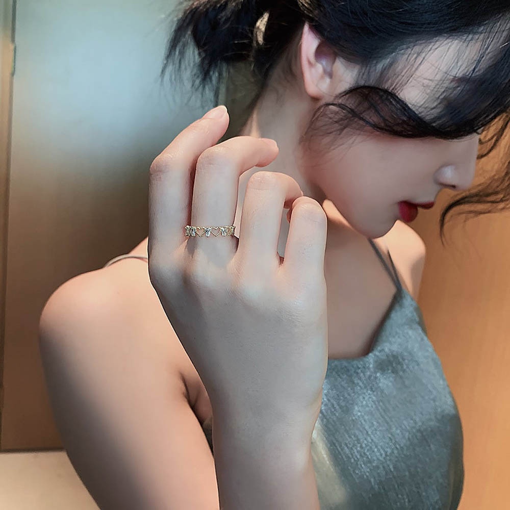 Nhẫn dạng mở điều chỉnh được họa tiết bướm / trái tim thời trang cho nữ