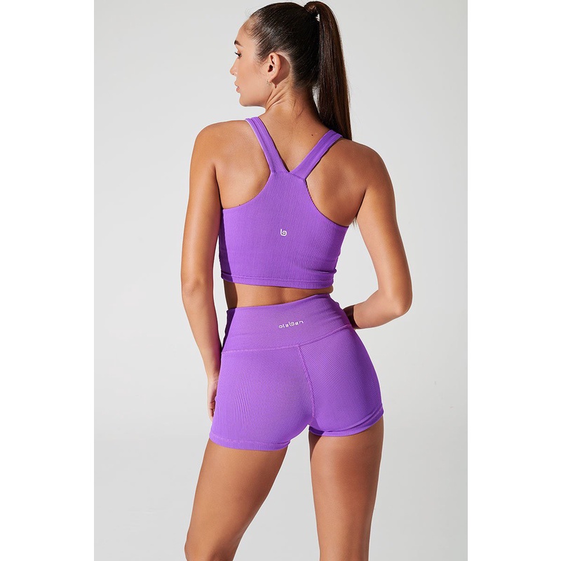 OLABEN Áo bra dài yoga gym Hydra Tank Bra Deep Lilac