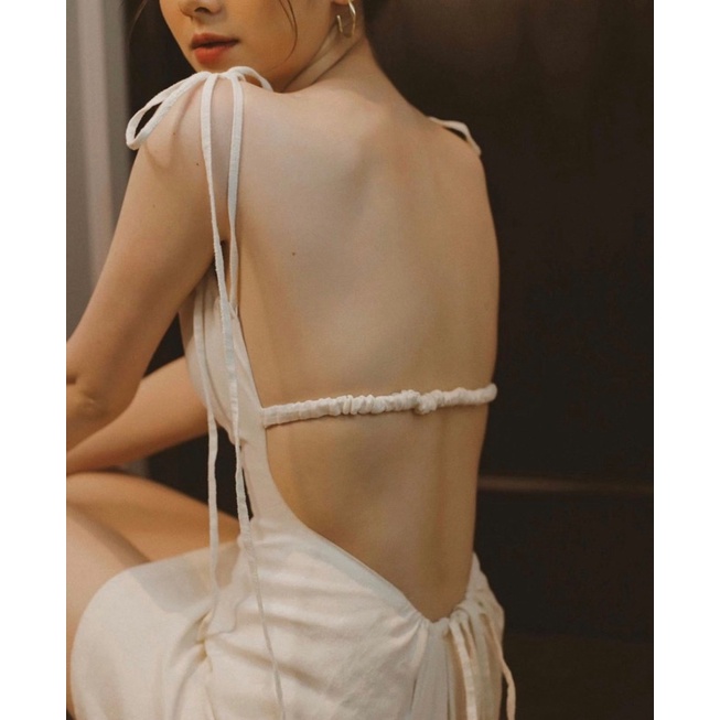 Váy nữ thiết kế dây buộc dây cực sexy 🍑FREESHIP🍑 Váy freesize cực thoải mái