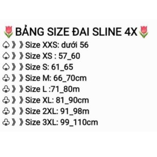GEN NỊT BỤNG SIẾT EO SLINE 4X