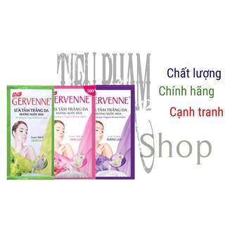 Sữa Tắm trắng da Gervenne 3 gói .