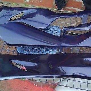 Chai sơn Samurai màu xanh tím H211