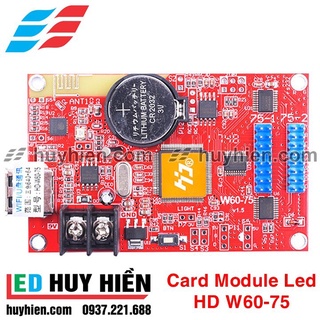 Card hd w60-75,hd wf2 chuyên dùng cho module led full màu, mạch điều khiển led ma trận
