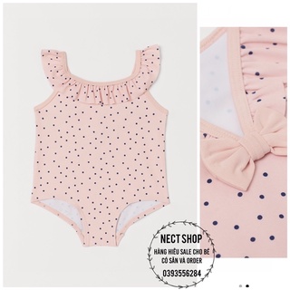 Bộ bơi chấm bi hồng HM 1-4 tuổi sale