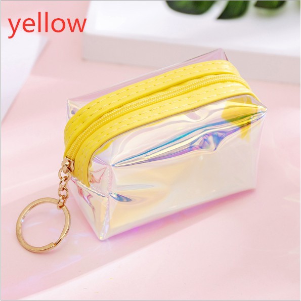 Bóp mini đựng tiền xu màu laser dễ thương | BigBuy360 - bigbuy360.vn